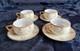Vtg Rosenthal Selb Bavaria Donatello 4 Demitasse Cups Saucers Set 1920s Art Deco