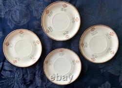 VTG Rosenthal Selb Bavaria Donatello 4 Demitasse Cups Saucers Set 1920s Art Deco