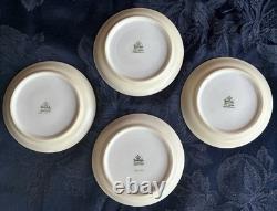 VTG Rosenthal Selb Bavaria Donatello 4 Demitasse Cups Saucers Set 1920s Art Deco