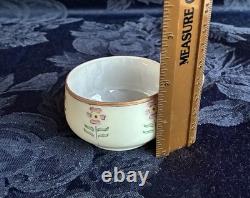 VTG Rosenthal Selb Bavaria Donatello 4 Demitasse Cups Saucers Set 1920s Art Deco