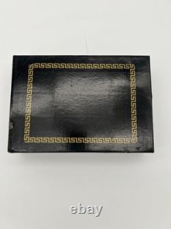 Versace Barocco Espresso Cup & Saucer Set of 6 with Box Gold Handles Rosenthal