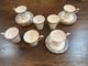 Very Rare Royal Worcester Demitasse Cups (7) And Saucers (8) From 1918