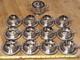 Victorian Italy 800 Silver Plate Bridal Set Of 12 Demitasse 12 Saucers G2u