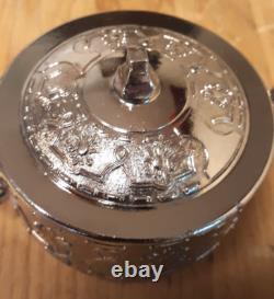 Victorian Italy 800 Silver Plate Bridal Set OF 12 Demitasse 12 Saucers G2U