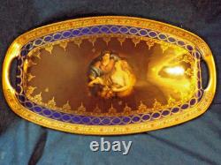 Vienna Style Czech Demitasse Set, Tray, Cups/Saucers, Creamer/Sugar, Coffee Pot