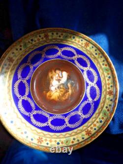 Vienna Style Czech Demitasse Set, Tray, Cups/Saucers, Creamer/Sugar, Coffee Pot