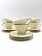 Vietri Cucina Fresca Cream Demitasse Cups & Saucers, Set Of 6