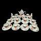 Villeroy Boch Amapola Coffee Pot Sugar Creamer S&p Coffee Demitasse Cups Saucers