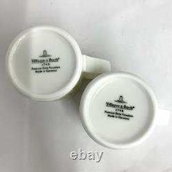 Villeroy & Boch Amazonia Rainforest Porcelain Demitasse Cup & Saucer Set of 2
