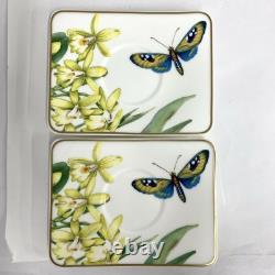 Villeroy & Boch Amazonia Rainforest Porcelain Demitasse Cup & Saucer Set of 2