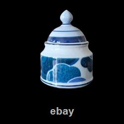 Villeroy Boch Blue Cloud Espresso Demitasse Set 6 Cups Saucers Lidded Sugar Bowl