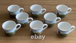 Villeroy & Boch Design Naif 8 Demitasse Cups (No Saucers)