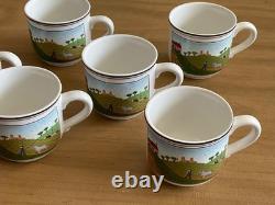 Villeroy & Boch Design Naif 8 Demitasse Cups (No Saucers)