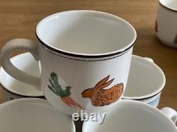 Villeroy & Boch Design Naif 8 Demitasse Cups (No Saucers)