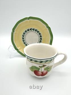 Villeroy & Boch French Garden Fleurence Demitasse Cups & Saucers, Set of 5