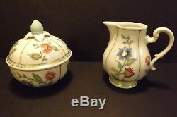 Villeroy & Boch Heinrich Indian Summer Demitasse Cup & Saucer Set Creamer Sugar