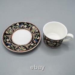 Villeroy & Boch Intarsia Demitasse Cup & Saucers Set of 6 FREE USA SHIPPING