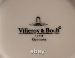 Villeroy & Boch Intarsia Demitasse Cups And Saucers Set Of 6 Germany Nwt