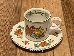 Villeroy & Boch Summer Day Demitasse Cups And Saucers (6 Sets)