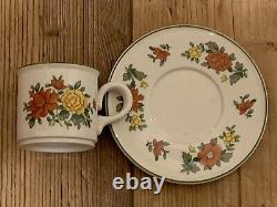 Villeroy & Boch Summer Day Demitasse Cups And Saucers (6 Sets)