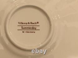Villeroy & Boch Summer Day Demitasse Cups And Saucers (6 Sets)
