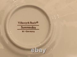 Villeroy & Boch Summerday Demitasse Cups And Saucers (6 Sets)