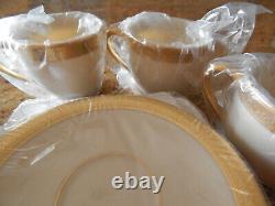 Vinatage Lenox China Lowell Demitasse cups and saucers set of 4