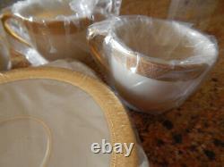 Vinatage Lenox China Lowell Demitasse cups and saucers set of 4