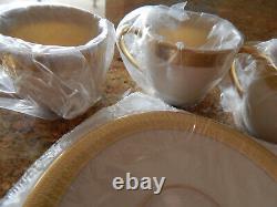 Vinatage Lenox China Lowell Demitasse cups and saucers set of 4