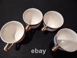 Vinatage Lenox China Lowell Demitasse cups and saucers set of 4