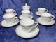 Vintage 1950's Richard Ginori 14-piece Espresso/demitasse Art Deco Cups& Saucers