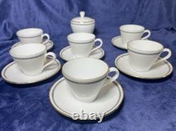 Vintage 1950's Richard Ginori 14-Piece Espresso/Demitasse Art Deco Cups& Saucers