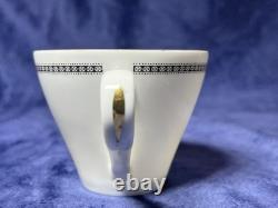 Vintage 1950's Richard Ginori 14-Piece Espresso/Demitasse Art Deco Cups& Saucers