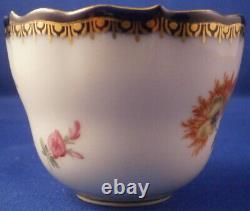 Vintage 20thC Meissen Porcelain A-Kante Demitasse Cup & Saucer Porzellan Tasse