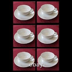 Vintage Arzberg Demitasse Expresso Set (6 Cups/Saucers) Porcelain China Germany