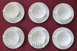 Vintage Arzberg Demitasse Expresso Set (6 Cups/Saucers) Porcelain China Germany