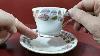 Vintage Aynsley April Rose Demitasse Small Coffee Cup And Saucer