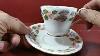 Vintage Aynsley April Rose Demitasse Small Coffee Cup And Saucer