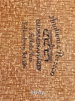 Vintage Bareuther Porcelain Demi-Tasse Set, 6 cups & saucers, spoons. 1937-1945