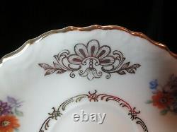 Vintage Bavarian Schuman 6 Footed Demitasse Cup & Saucer Us Zone Germany