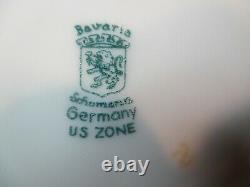 Vintage Bavarian Schuman 6 Footed Demitasse Cup & Saucer Us Zone Germany