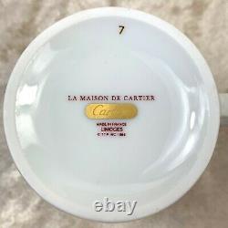 Vintage Cartier Cup & Saucer Demitasse La Maison De Louis Porcelain No Box