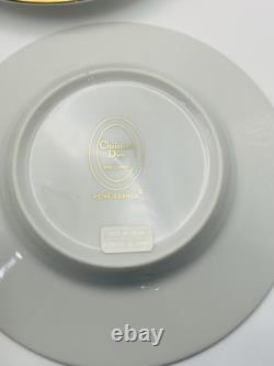 Vintage Christian Dior Renaissance Demitasse & Saucers Set Of 4 NWT RARE
