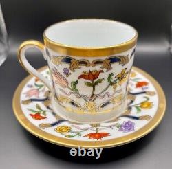 Vintage Christian Dior Renaissance RARE Demitasse Cup and Saucer Sets New in Box