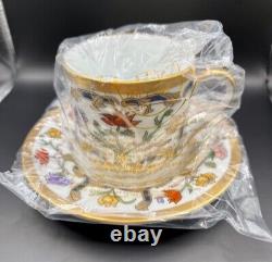 Vintage Christian Dior Renaissance RARE Demitasse Cup and Saucer Sets New in Box