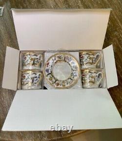 Vintage Christian Dior Renaissance RARE Demitasse Cup and Saucer Sets New in Box