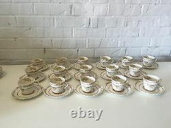 Vintage Copeland Spode Ceramic Buttercup Pattern Set 16 Demitasse Cups & Saucers