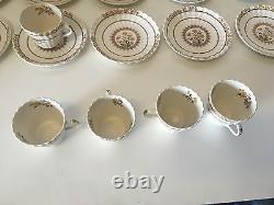 Vintage Copeland Spode Ceramic Buttercup Pattern Set 16 Demitasse Cups & Saucers