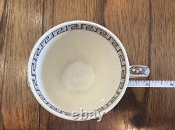 Vintage Copeland Spode Greek Brown Demitasse Cups Saucers Set 4 Cups 5 Saucers