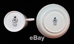 Vintage Cunard Foley Bone-China HebrewithKosher Demitasse Cup & Saucer Set MILK